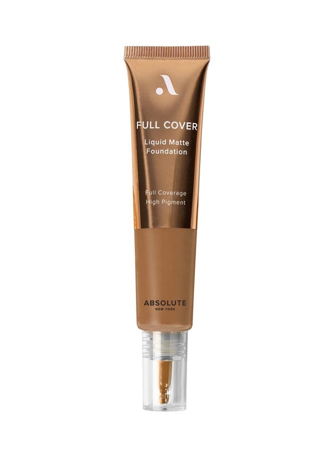 Absolute New York Full Cover Liquid Matte Foundation (Neutral Pecan) - Image 2