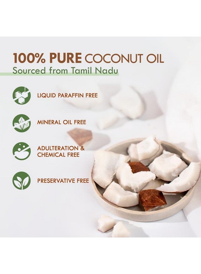 Nat Habit 100% Pure Coconut Oil For Skin & Hair, Non-Refined, Llp Free, Chemical Free & Preservative Free - 200 Ml - Image 3