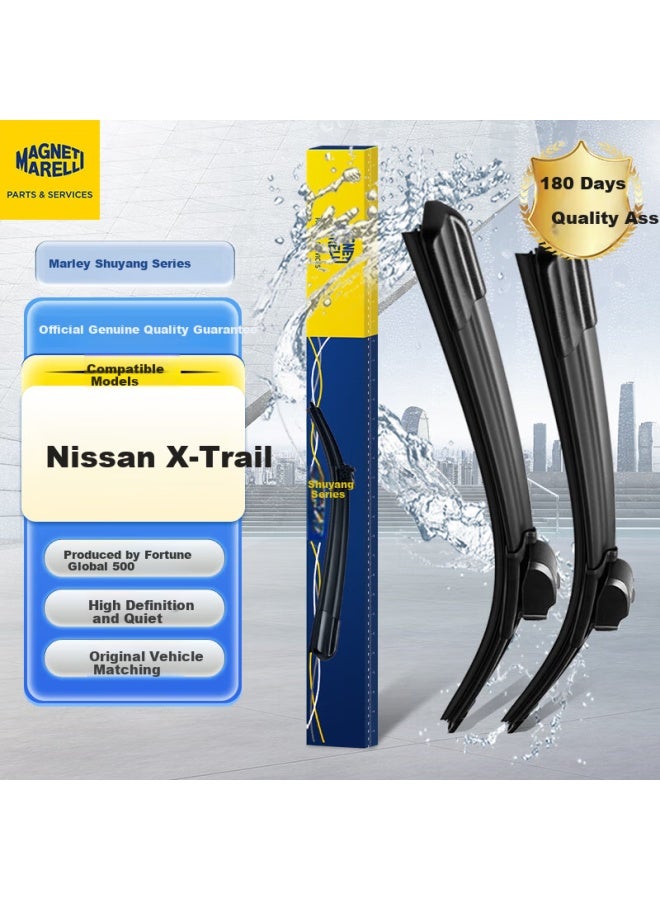 Magneti Marelli , Nissan Qashqai Windshield Wipers, For 2016 To Models, Original Equipment For And New Models, Boneless Design Car Wipers - Image 1
