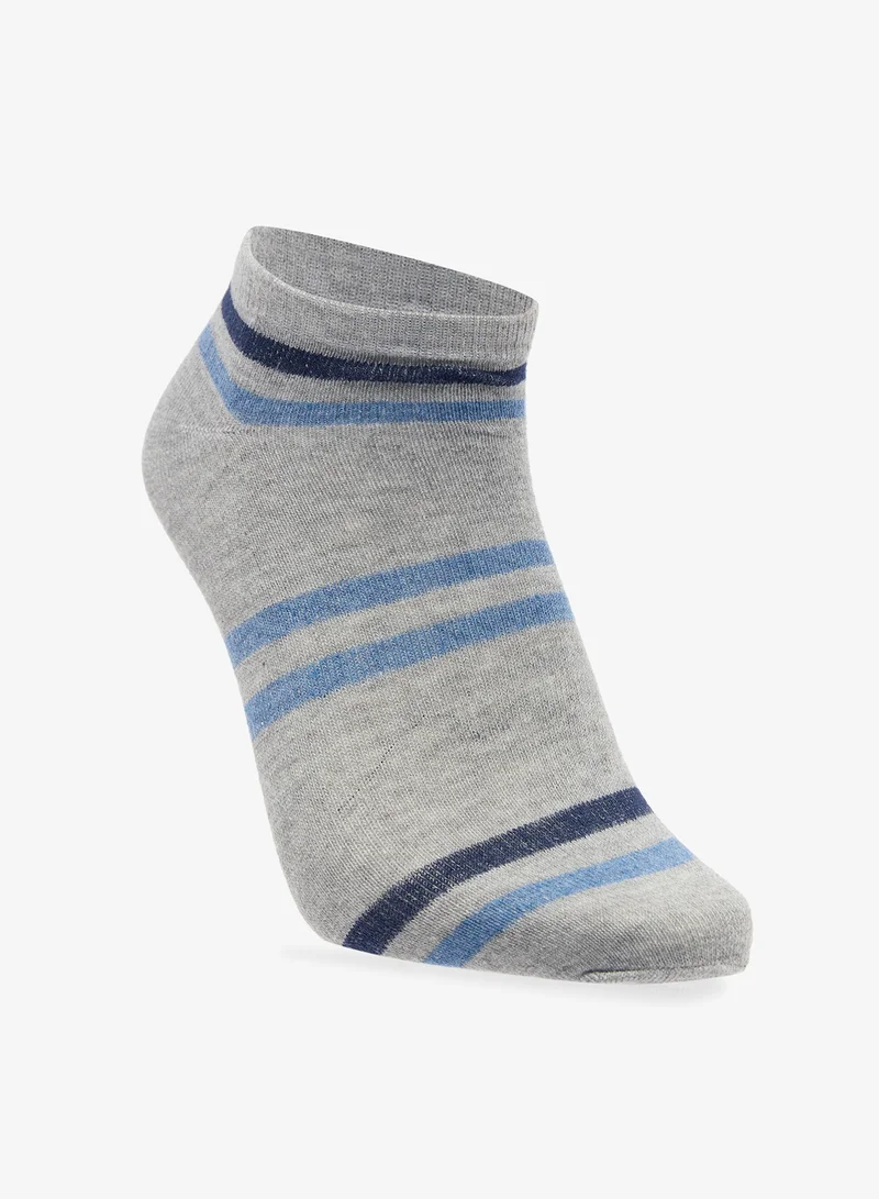 سفنتي فايف بيسيكس Pack Of 3 Ankle Socks