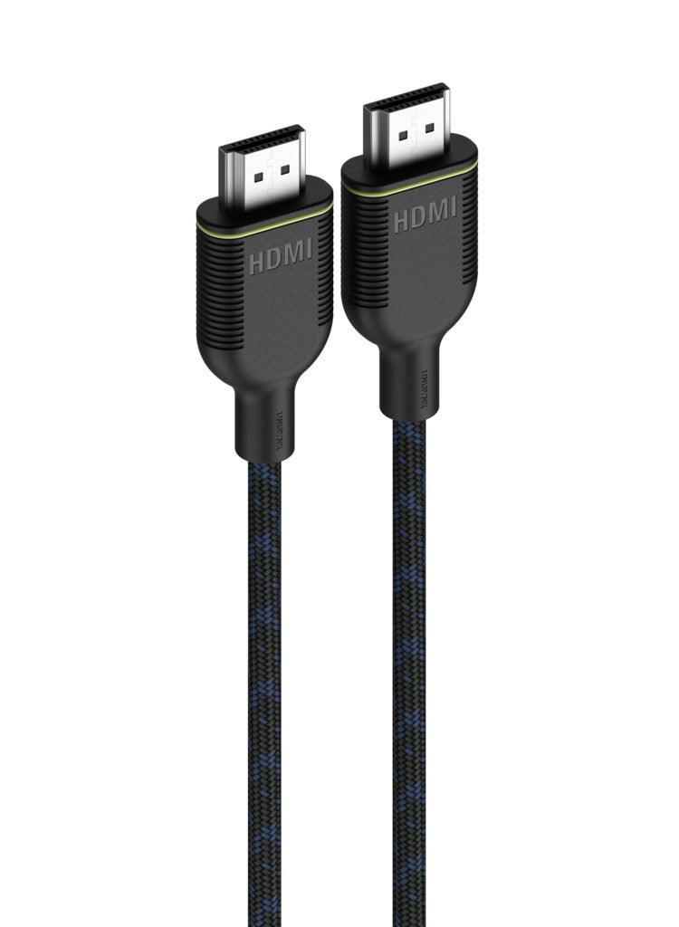 UNISYNK HDMI to HDMI Cable - 3 Meter High-Speed HDMI 2.0 Cable, Supports 4K@60Hz, 3D, Ethernet, Audio Return Channel, Compatible with HDTV, Projector, Monitor, Playstation, Xbox, Nintendo Switch, Roku, Apple TV, Black - Image 1