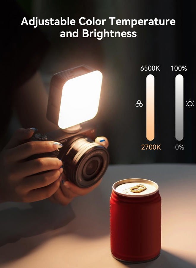 SmallRig P96 LED Video Light, Portable Camera Lights, 96 LED Beads for Photography Video Lighting, Rechargeable 2200mAh CRI 95+ 2700-6500K w 3 Cold Shoe - Image 3