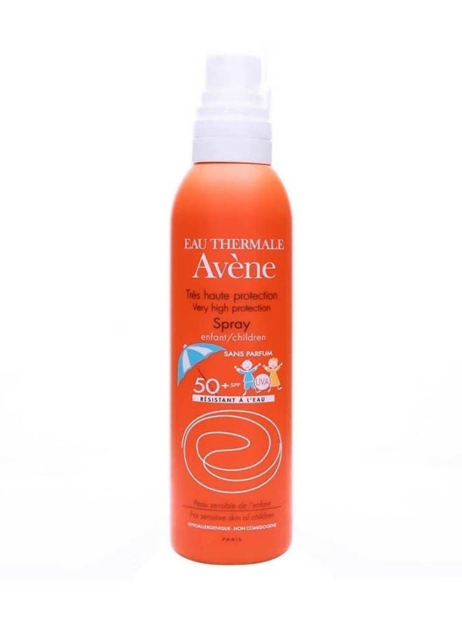Very High Protection Sunscreen Spray For Children, Spf50+