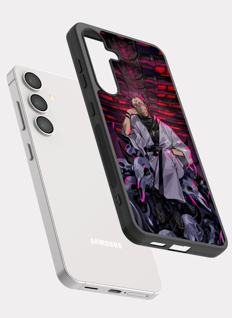 بكسلات كفر سامسونج جالكسي اس 24 جوجوتسو كايسن سوكونا رمادي - Image 2