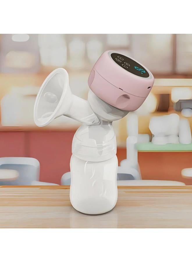 مضخة ثدي كهربائية محمولة خالية من مادة BPA، قابلة للشحن USB، صامتة، مستخرج حليب تلقائي، حليب مريح للرضاعة الطبيعية - Image 4