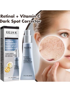 EELHOE Dark Spot Remover for Face Retinol and Vitamiin C Dark Spot Corrector Remover Cream to Remove Dark Spots and Melasma Remover Whitening Moisturizing  - Image 1