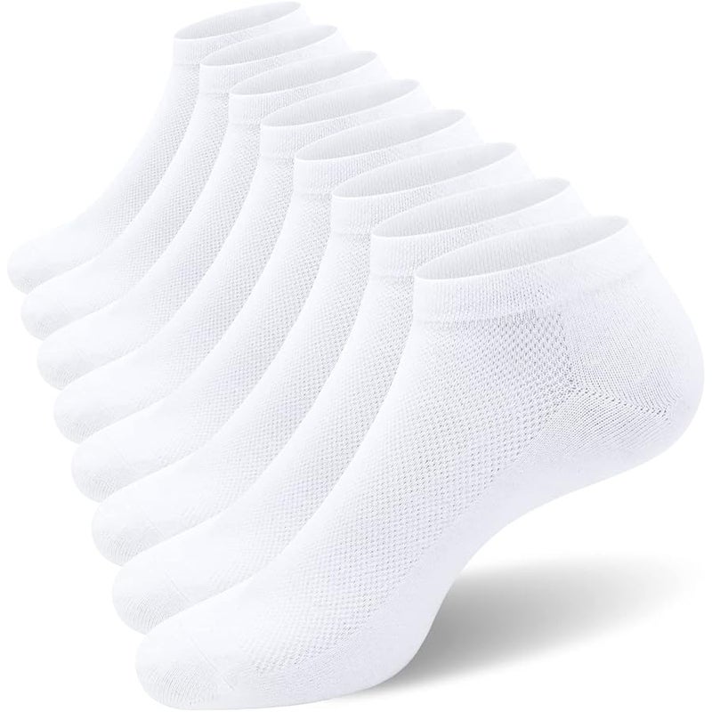 8 Pack Mens Ankle Socks Low Cut Comfort Casual Socks Size 10-13/13-15 - Image 1