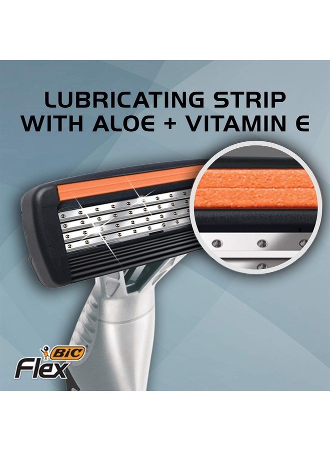 Bic Flex 4 Sensitive Men's 4-Blade Disposable Razor,3 Count