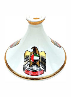 AKDC Special Design Ceramic Tajine UAE National Day Celebrations Tagine Pot Non Stick for Home Kitchen Restaurant United Arab Emirates Flag Days Logo Design Cooking Pots Casserole (8" Inch - 20cm)  - Image 3