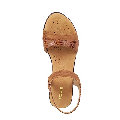 Mochi Womens Synthetic Brown Sandals (Size (7 UK (40 EU)) - Image 5