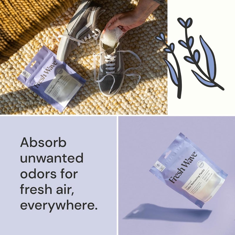 Fresh Wave حزم إزالة الروائح العطرية من فريش ويف - 6 حزمة - Image 3