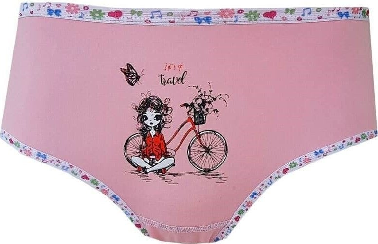 Tutku Passion 3 Pack Elastane Printed Girls Panties - Image 3