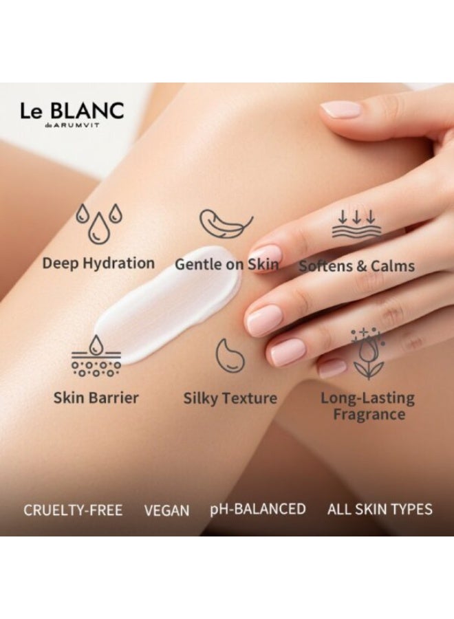 LE BLANC De Arumvit Les Ailesde Gabriella Perfume Body Lotion Non Sticky Hydration Mild & Soothing Daily Moisturizer 300 ML - Image 5