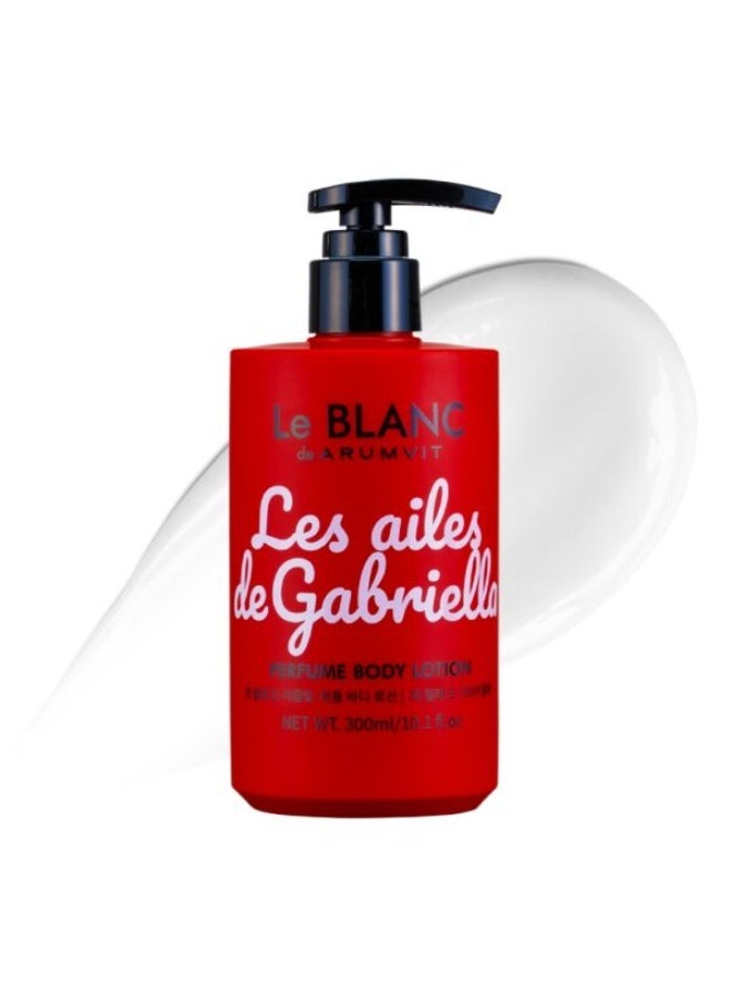 LE BLANC De Arumvit Les Ailesde Gabriella Perfume Body Lotion Non Sticky Hydration Mild & Soothing Daily Moisturizer 300 ML - Image 2