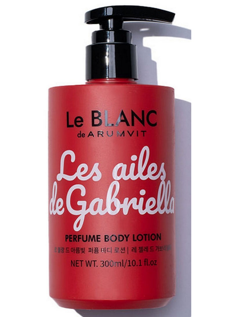 LE BLANC De Arumvit Les Ailesde Gabriella Perfume Body Lotion Non Sticky Hydration Mild & Soothing Daily Moisturizer 300 ML - Image 1