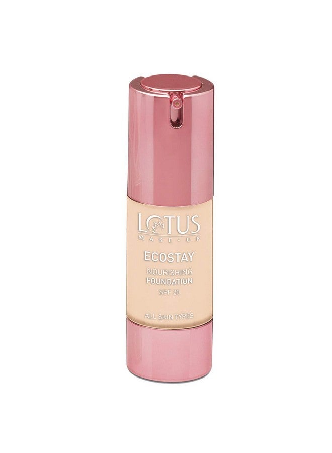 Lotus Makeup Herbals Eco-Stay Foundation Spf 20, Royal Pearl, 30Ml