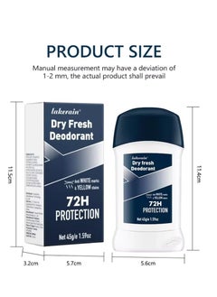 lakerain Dry Fresh Deodorant Musk Anti White Marks and No Yellow Stains on Clothing Long Lasting Sweat and Oduor 72H Protection Dry Deodorant for Armpit and Other Parts Oduor Control Cream 02  - Image 4