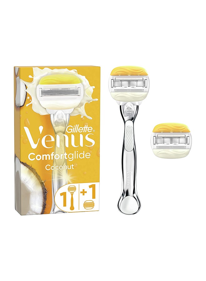 مقبض جيليت فينوس أولاي بجوز الهند + 2 شفرات