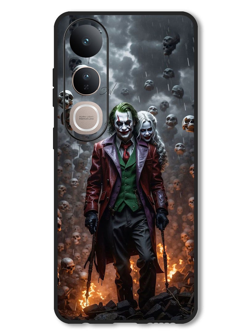 Theodor Case Compatible with Vivo V50 Lite Protection Shockproof Bumper Cover gotham city armageddon! - Image 1