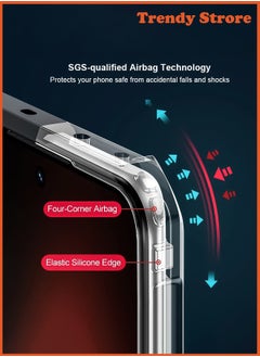 Generic For Infinix Zero 40 5G Case, Camera Lens Protection Back Cover, TPU Shockproof Bumper Mobile Phone Case Anti-Yellowing Slim Fit Protective Casing  - Image 4