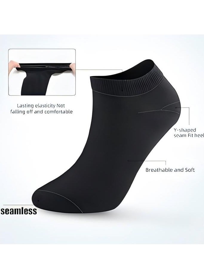 10 Pairs Low Cut Ankle Socks for Men/Women Thin Athletic Sock Pack Socks, Low Cut Comfort Breathable Casual Socks - Image 4