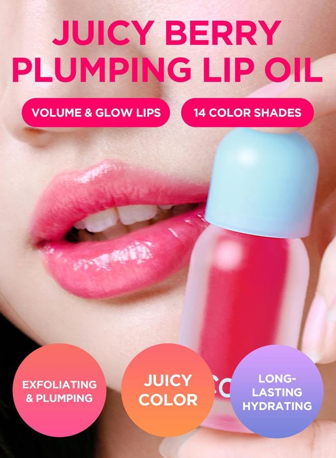 Tocobo زيت شفاه توكوبو جوسي بيري بلومبينغ 03 كرز أسود – زيت شفاه كوري نباتي مرطب مع زيوت نباتية لمظهر لامع عالي - تركيبة غير لزجة تناسب جميع ألوان البشرة، 0.12 أونصة سائلة. - Image 2