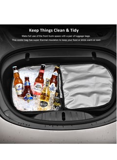 SYOSI Frunk Cooler Organizer for Model Y, Insulation Cooler Bag Front Trunk Water Proof Storage Organizers for Tesla Model Y Accessories  - Image 2