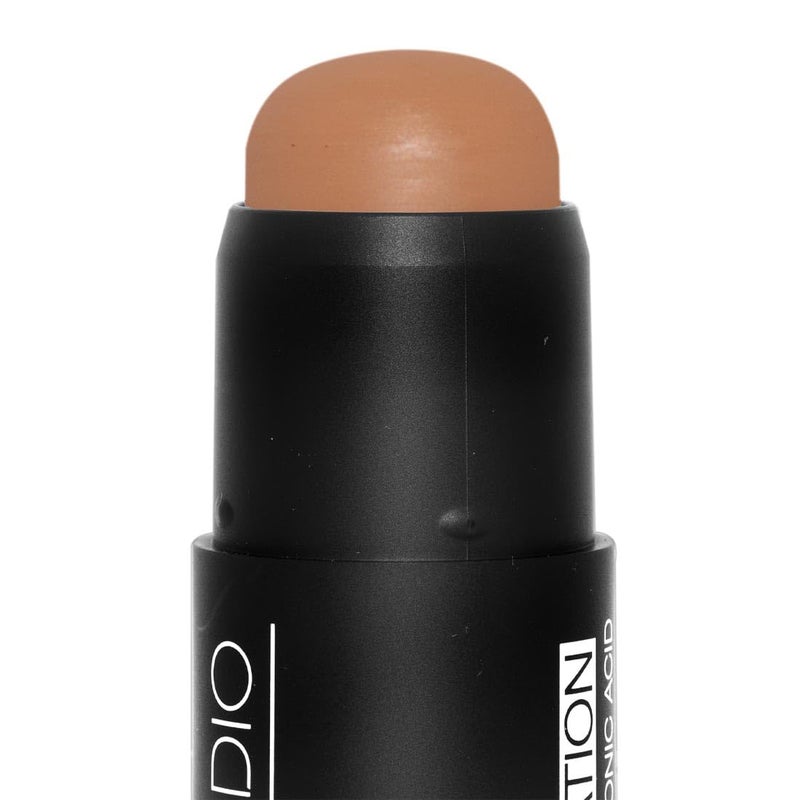 Palladio BUILD + BLEND Foundation Stick, Contour Stick for Face, Professional Makeup for Perfect Look, 0.25 Ounce (Amber Glow) - Image 3