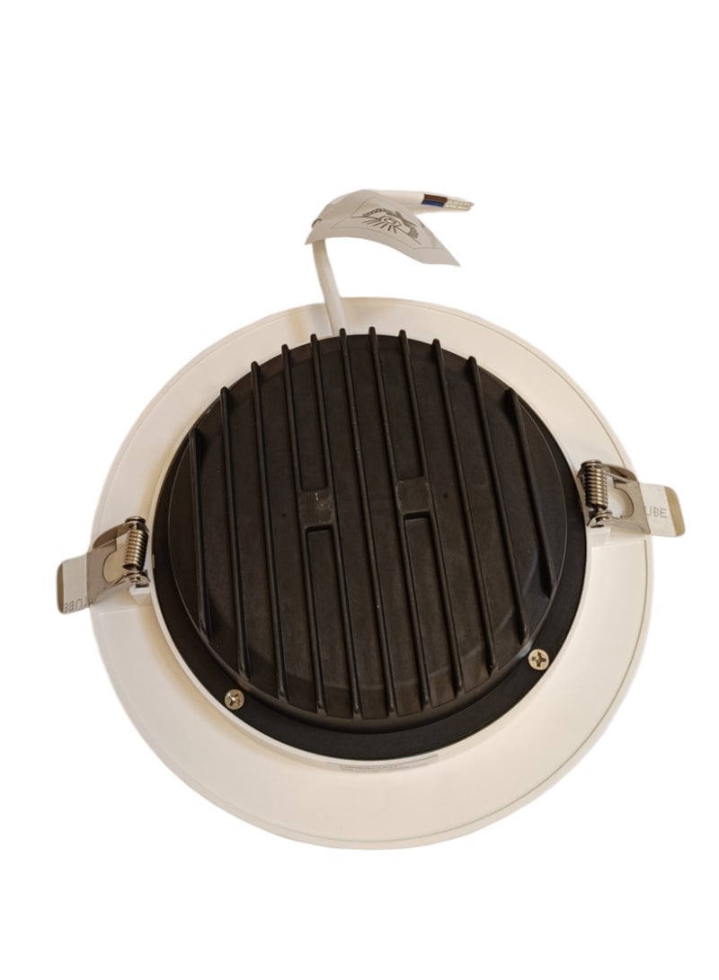 ميجامان Megaman Recessed 20W LED Downlight -Warm White(3000K)  - Image 2