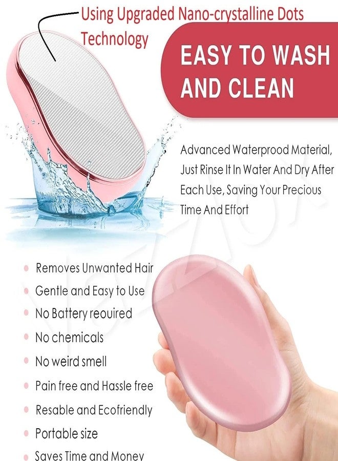 Drumstone (𝐄𝐱𝐥𝐮𝐬𝐢𝐯𝐞 𝟐𝟎 𝐘𝐞𝐚𝐫𝐬 𝐰𝐚𝐫𝐫𝐚𝐧𝐭𝐲) Skin-Safe Hair Removal Stone – Reusable Nano-Crystalline Exfoliating Tool for Painless, Eco-Friendly Hair Removal on Legs, Arms & Body - Image 4