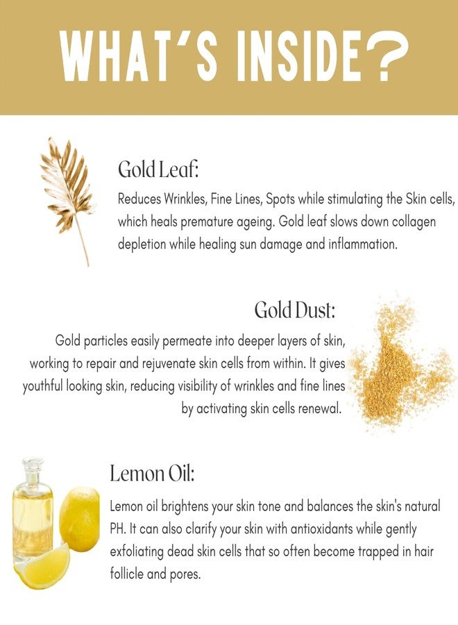 Skin Secrets Gold Bleach with Gold Dust & Lemon Oil (1kg) - Image 5