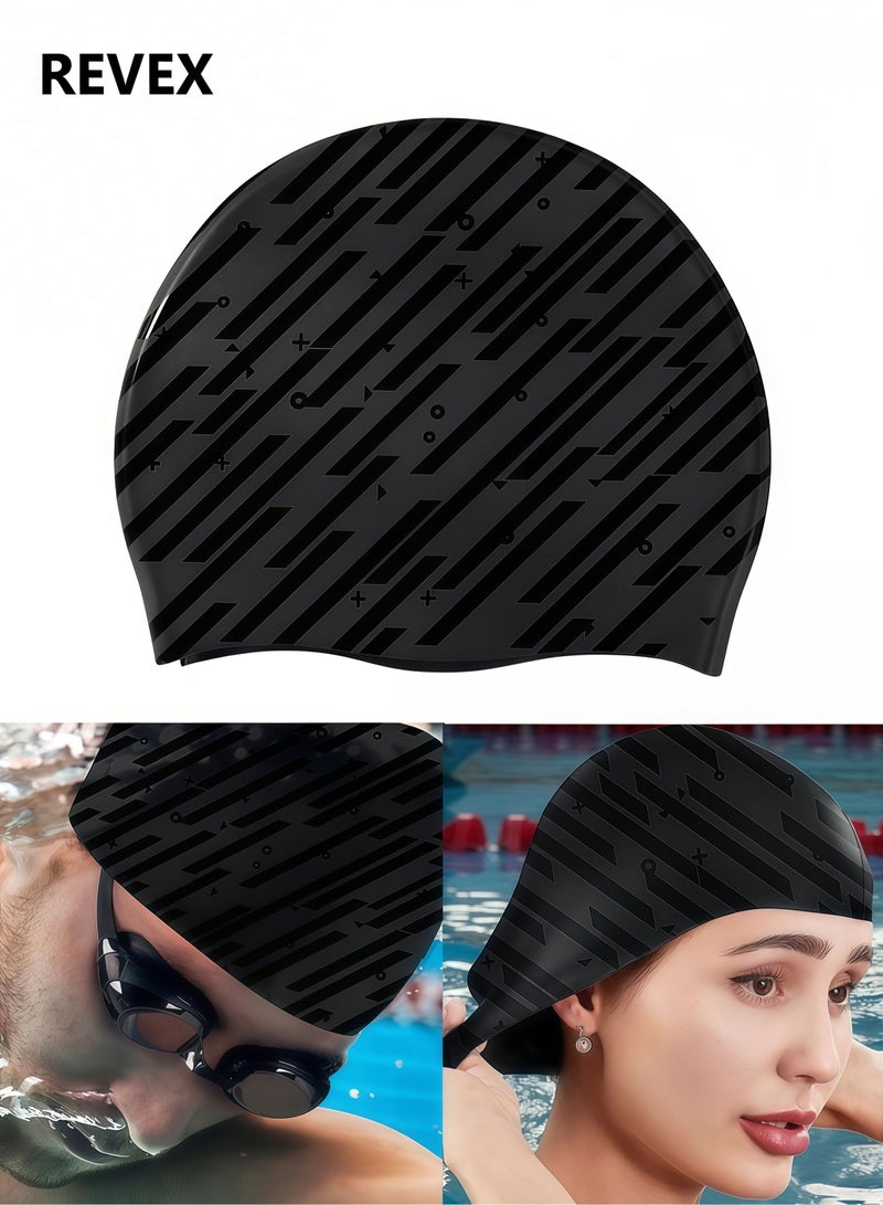 REVEX Swimming Cap Swimming Googles  for Woman man - Image 3