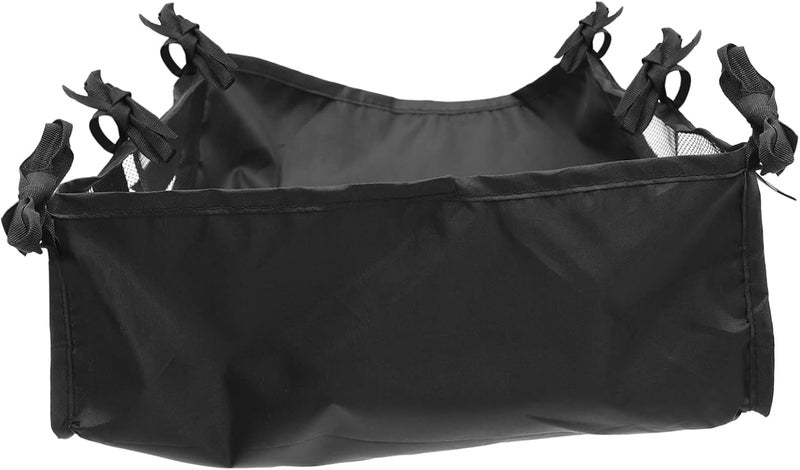 Toddmomy Stroller Car Stroller Infant Pushchair Pram Bottom Basket Baby Trend Stroller Storage Basket Replacement Stroller Storage Organizer Bag Storage Bags Nappy Storage Pouch Net Bag - Image 1