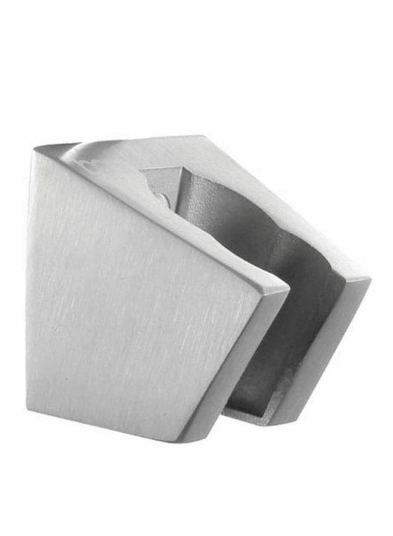Shower Bracket, Stainless Steel Seat Nozzle Bathroom Adjustable Holder, Head Base Accessories, Color (Silver), Dimension app.4.3 x 3.1cm  - Image 1