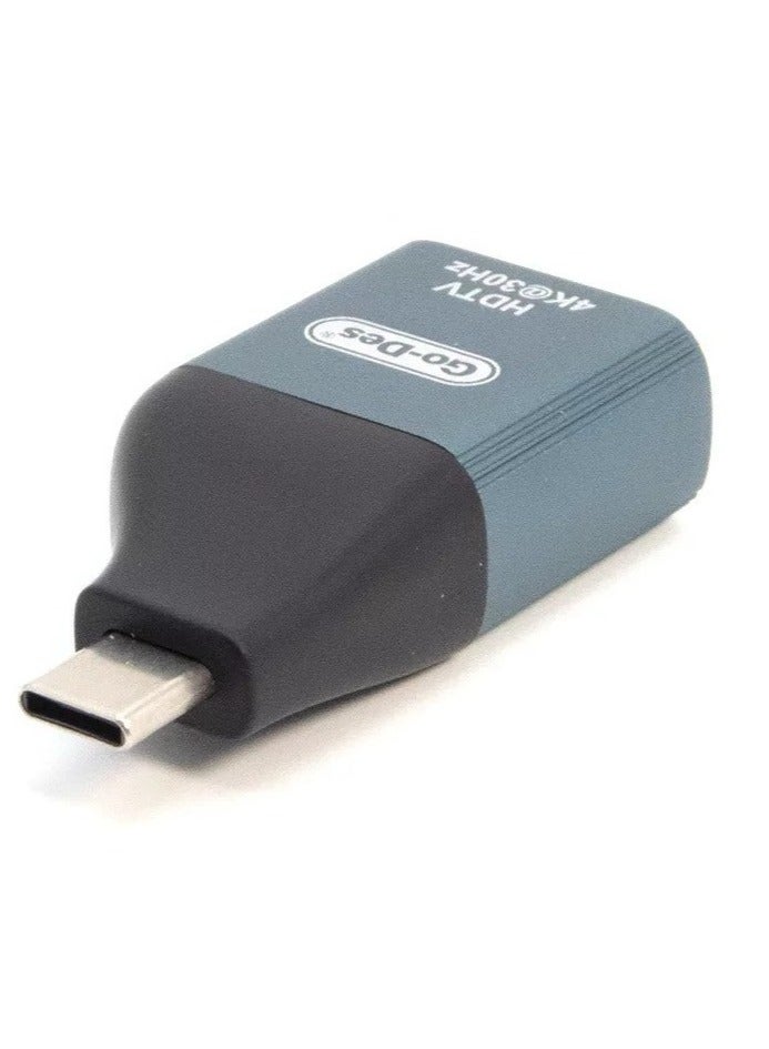GO-DES **Go-Des USB-C to HDMI HD Video Adapter GD-CT062 – Connect your - Image 1