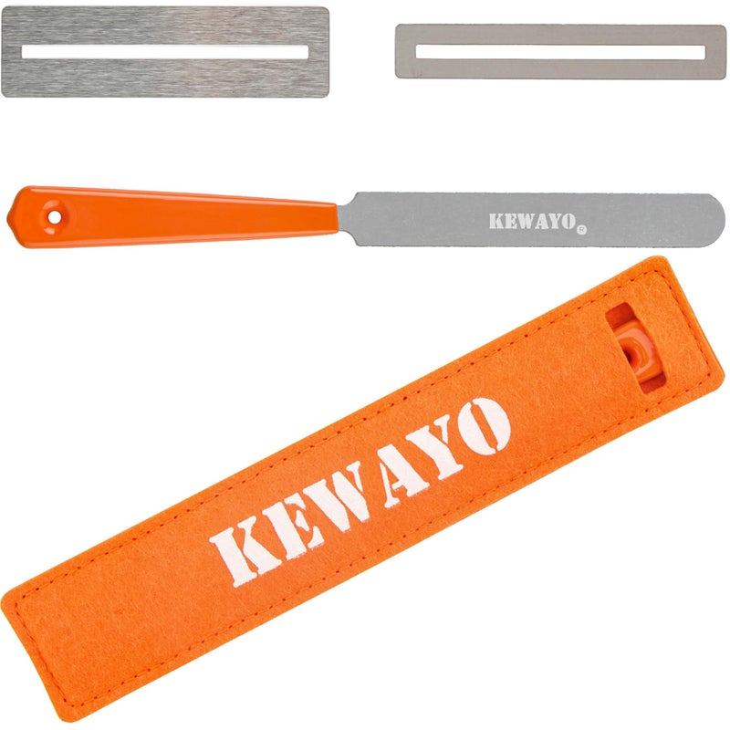 KEWAYO Guitar Luthier Tool Set - Fret Crowning File, Leveling Beam & Fingerboard Guard - Image 1