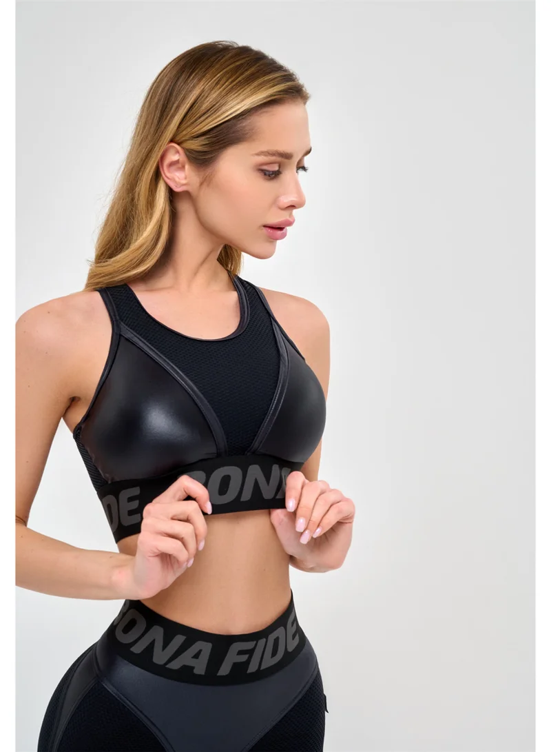 Bona Fide Black Top High Support Sports Bra for Women | Best Price UAE