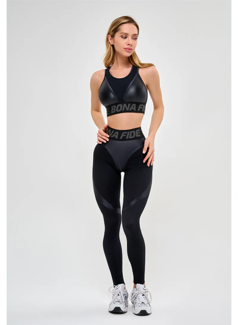 Bona Fide Black Top High Support Sports Bra for Women | Best Price UAE