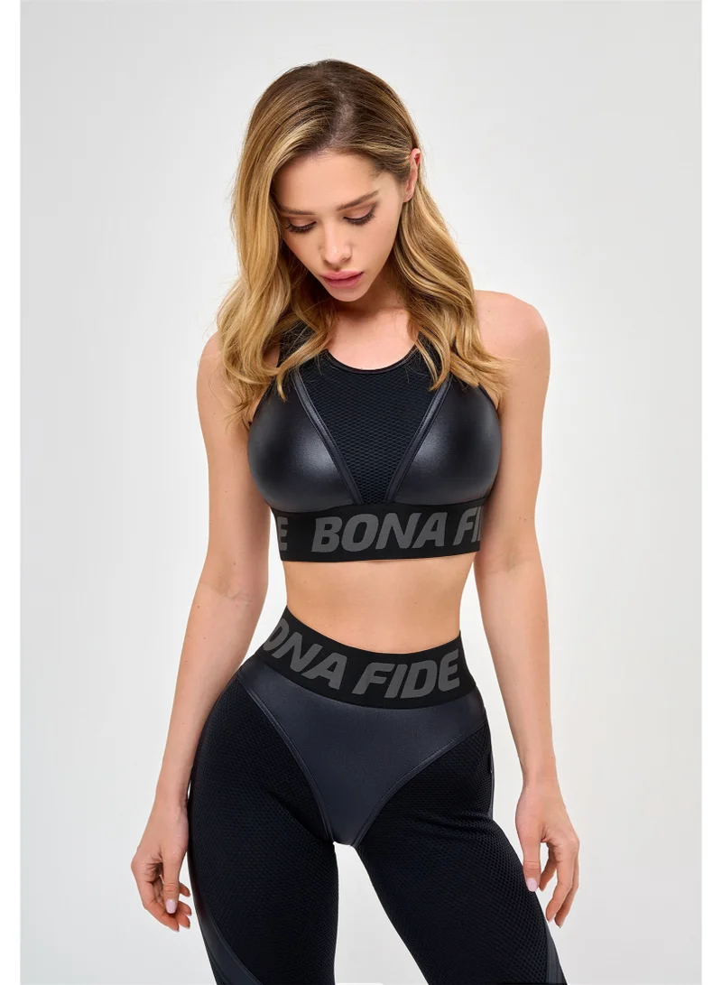 Bona Fide Black Top High Support Sports Bra for Women | Best Price UAE