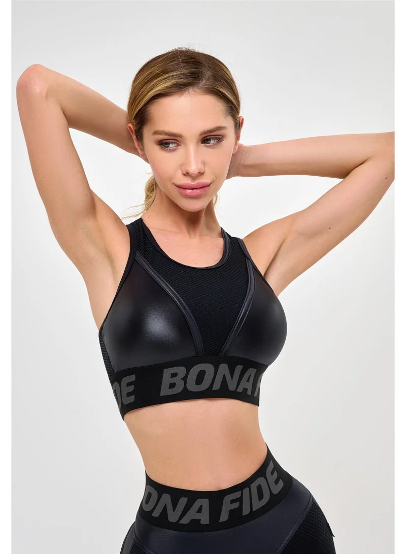 Bona Fide Black Top High Support Sports Bra for Women | Best Price UAE