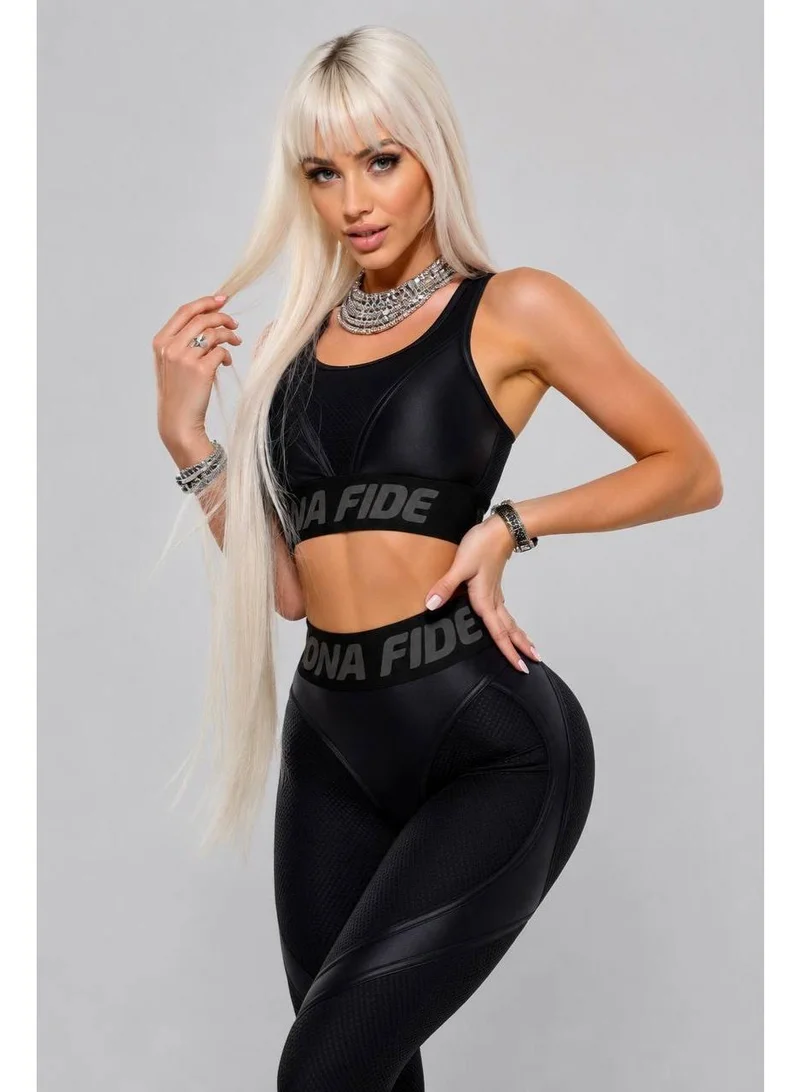 Bona Fide Black Top High Support Sports Bra for Women | Best Price UAE