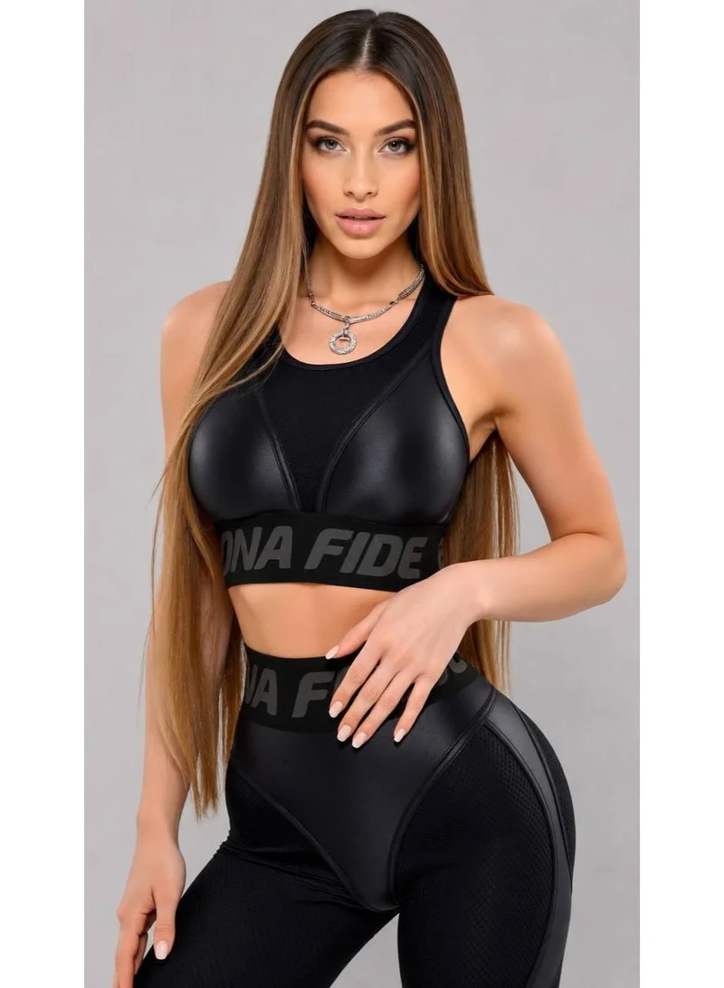 Bona Fide Black Top High Support Sports Bra for Women | Best Price UAE