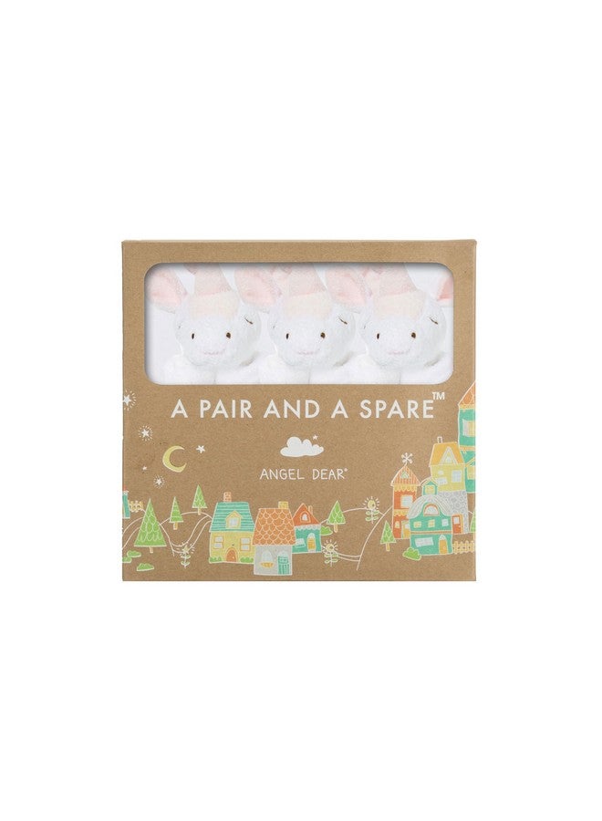 Angel Dear - White Unicorn, Pair and A Spare Blankie Set