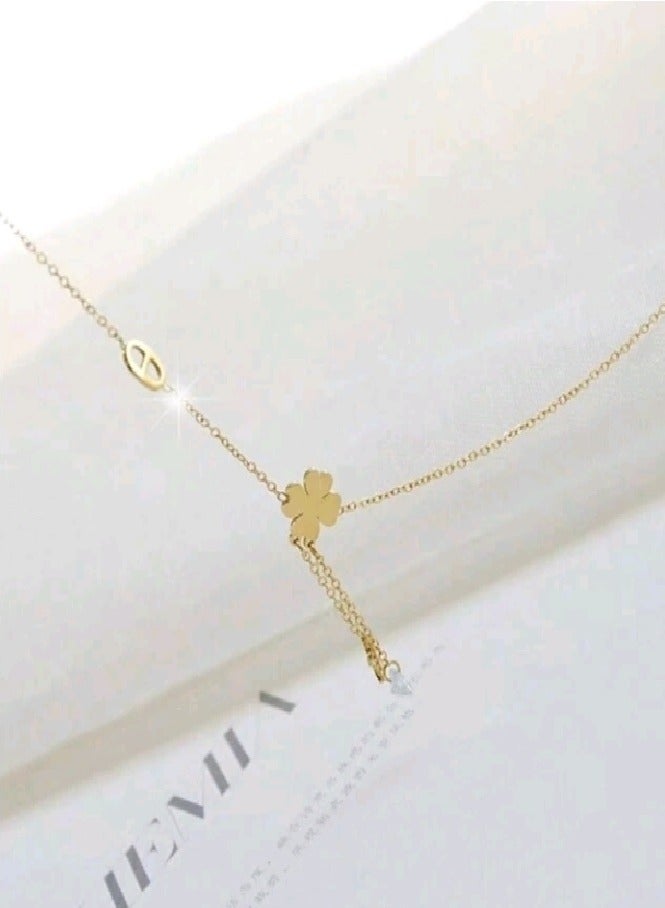 Attractives Trendy Stainless Steel Gold Plated Anklet For Women - Image 3