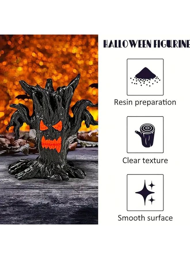 Polychrome Halloween Miniature Decorations Ghost Figurine Mini Tree For Garden Bonsai - Image 4