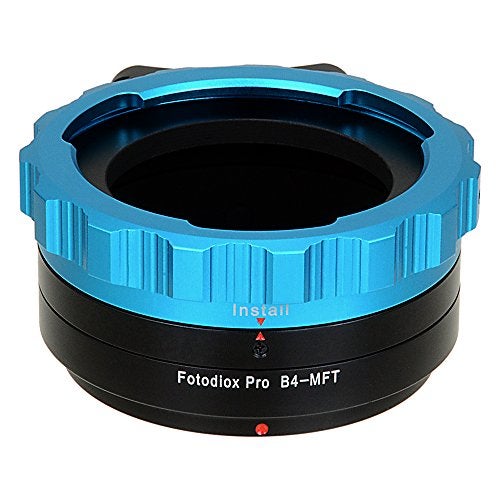 Fotodiox Pro Lens Mount Adapter - B4 (2/3") ENG Cine Lens to Micro Four Thirds (MFT, M4/3) Mount Mirrorless Camera Body - Image 1