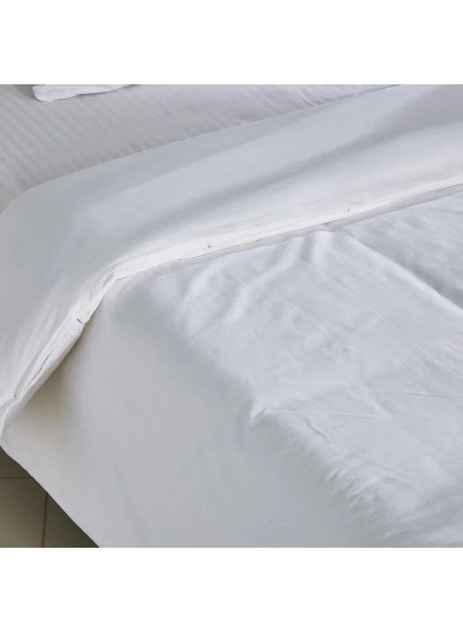 Home Box Ballina 3-Pieces Solid Cotton Queen and King Duvet Cover Set 220 x 220 cm