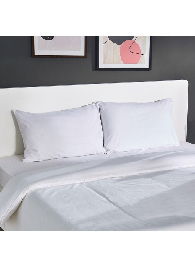 Home Box Ballina 3-Pieces Solid Cotton Queen and King Duvet Cover Set 220 x 220 cm  - Image 3
