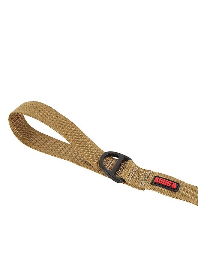 KONG Max HD Traffic Handle Ultra Durable Quick Control Leash 6' (Tan) - Image 2
