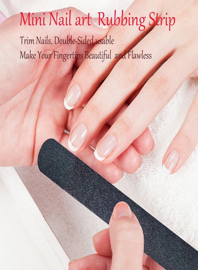 Transun Moo Nail Files Bulk, 9 Pack 7 Inches Disposable Double Sided 100/180 Grit Emery Boards Manicure Pedicure Tools(9) - Image 3